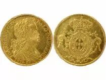 Brazil John VI - 6 400 Gold Reis - 1812 R Rio