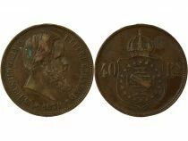 Brazil Pedro II - 40 Reis - 1879
