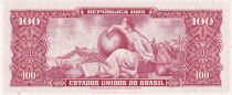 Brésil 10 Centavos sur 100 Cruzeiros - Dom Pedro II - ND (1966-1967) - Série 661A - P.185a