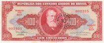 Br&eacute;sil 10 Centavos sur 100 Cruzeiros - ND (1966) - P.185a