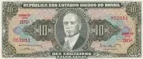 Brésil 10 Cruzeiros - Getulio Vargas - ND (1962) - P.177a