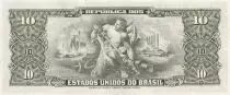 Brésil 10 Cruzeiros - Getulio Vargas - ND (1962) - P.177a