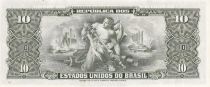 Brésil 10 Cruzeiros - Getulio Vargas - ND (1962) - Série 2477A - P.177a