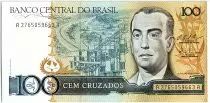 Brésil 100 Cruzados Prés. J. Kubitschek - Ville - 1987