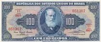 Br&eacute;sil 100 Cruzeiros - Dom Pedro II - ND (1961) - S&eacute;rie 992A - P.170a
