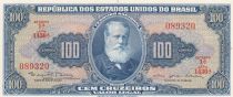 Brésil 100 Cruzeiros - Dom Pedro II - ND (1964) - Série 1430 - 1ère émission
