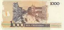 Brésil 1000 Cruzados J. Machado - Rio de Janeiro - 1989 Série B.0034