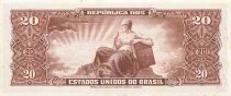 Br&eacute;sil 20 Cruzeiros - ND (1962) - P.178
