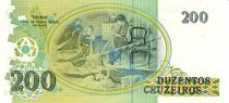 Brésil 200 Cruzeiros Liberté - Peinture Patria