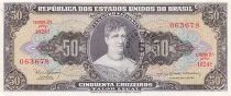 Br&eacute;sil 5 Centavos sur 50 Cruzeiros - ND (1966) - P.184a