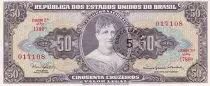 Br&eacute;sil 5 Centavos sur 50 Cruzeiros - Princesse Isabel - ND (1966-1967) - S&eacute;rie 1780A - P.184a