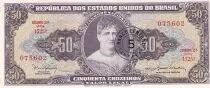 Brésil 5 Centavos sur 50 Cruzeiros Princesse Isabelle - Justice - Estampa 2 A Série 1525 A - 1967