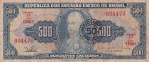 Brésil 50 Centavos sur 500 Cruzeiros - D. Joao VI - ND (1967) - Série 1493A - P.186