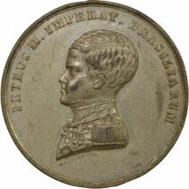 Br&eacute;sil Pierre II - M&eacute;daille, Couronnement - 1841