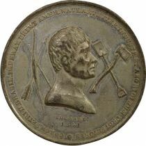 Br&eacute;sil Pierre II - M&eacute;daille, Couronnement - 1841