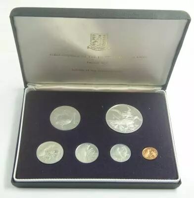 British Virgin Islands Proof set of 6 coins Elizabeth II - 1973 - Silver