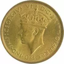 British West Africa 2 Shillings George VI - Palm tree 1938