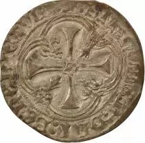 Brittany, Charles VIII - Blanc, with Crown - 1491 / 1498 R Rennes