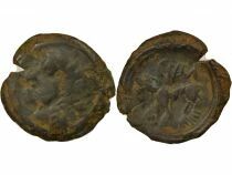 Bronze, SNIA with Wolf - Ist Century BC