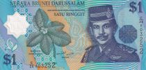 Brunéi 1 Ringgit - Sultan J.A.H. Bolkiah - Polymer - 1996 - Série C.26 - P.22a