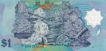 Brun&eacute;i 1 Ringgit - Sultan J.A.H. Bolkiah - Polymer - 1996 - S&eacute;rie C.26 - P.22a