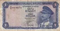 Brunei 1 Ringgit Sultan Omar Ali Saiffudin III - 1967