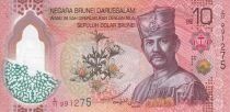 Brun&eacute;i 10 Dollars Brunei - 2024 - Sultan Hassanal Bolkiah - Polym&egrave;re