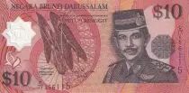 Brunei 10 Ringgit - Sultan J.A.H. Bolkiah - Polymer - 1998 - P.24b