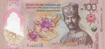 Brun&eacute;i 100 Dollars Brunei  - 2024 - Sultan Hassanal Bolkiah - Polym&egrave;re