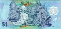 Brunei Darussalam 1 Ringgit Sultan J.A.H. Bolkiah - Pol&iacute;mero - 1996