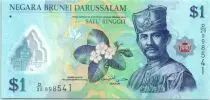 Brunei Darussalam 1 Ringgit Sultan J.A.H. Bolkiah - Pol&iacute;mero - 2011