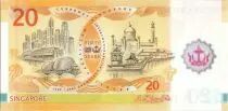 Brun&eacute;i Darussalam 20 Ringgit J.A.H. Bolkiah - 40 ans CIA - 2007