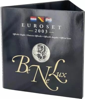 BU Euro Coin Set - 3 series from 1 cent to 2 euros + 1 medal - 2003