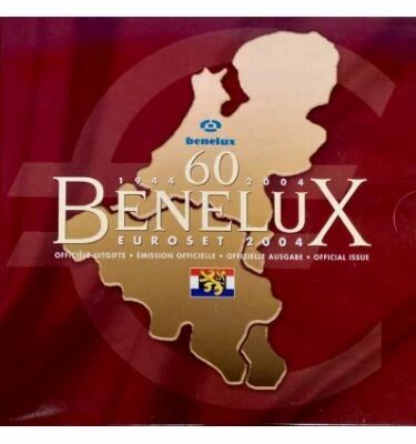 BU Euro Coin Set - 3 series from 1 cent to 2 euros + 1 medal - 2004