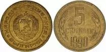 Bulgarien 5 Stotinki Lion -1974/1990
