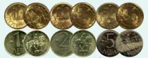 Bulgarien Set of 6 Coins from Bulgaria - 1992