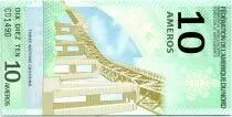 Bund von Nordamerika 10 Ameros, 3 Nations Crossing (Bridge) - 2011