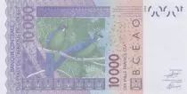 Burkina Faso 10000 Francs Mask - Birds - Burkina Faso 2003