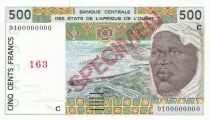 Burkina Faso 500 Francs man 1991 - Burkina Faso - Specimen