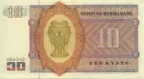 Burma 10 Kyats General Aun San