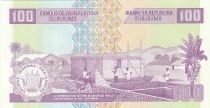 Burundi 100 Francs - Prince Rwagasore - Home construction - 01-09-2011 - Serial RV