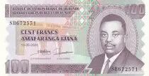 Burundi 100 Francs - Prince Rwagasore -10-05-2024 - Serial SB