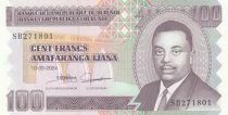 Burundi 100 Francs - Prince Rwagasore- Construction de maison - 2024 - Série SB