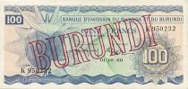 Burundi 100 Francs Vache - 1960