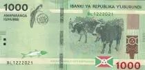 Burundi 1000 Francs - Cows - 2023 - Série BL