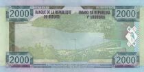 Burundi 2000 Francs - Coat of arms - Lake and dam - 2008 - AH series
