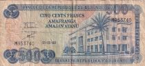 Burundi 500 Francs - Bâtiment, palmier - Totem - 1988 - P.30c