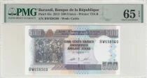 Burundi 500 Francs - Indigenous Art - Central Bank - 2013 - BW Series - PMG 65 EPQ