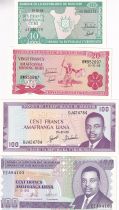 Burundi Lot 4 billets