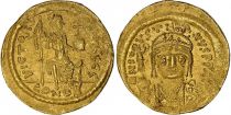 Byzance 1 Solidus, Justin II (565-578) - Constantinople assise